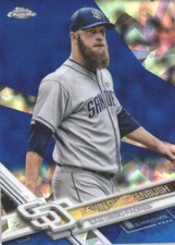 KEVIN QUACKENBUSH 2017 TOPPS CHROME SAPPHIRE EDITION #657 ONLY 250 MADE
