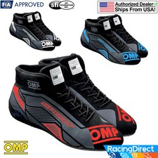 Omp - Sport Fia-rated Auto Racing Shoes Sfi-5 Fia 8856-2018 Ships From Usa Omp - Sport Fia-rated Auto Racing Shoes Sfi-5 Fia 8856-2018 Ships From Usa