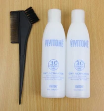 Vivitone Oxy Activator 30 Volume Cream Developer 6oz (2 pieces)