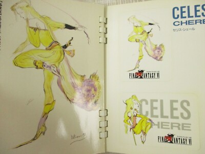 ファイナルファンタジーⅥ character collections FINAL FANTASY VI 6 CHARACTER COLLECTIONS w/Card Art Japan