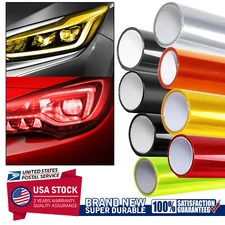 For Car Caravan Motorcycle Headlight Taillamp Tint Vinyl Protection Wrap Film