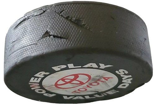 TOYOTA 🛻🚗 POWER PLAY VINTAGE 🏒 PUCK RARE Made In 🇨🇦 VICEROY MFG. GUT GEBRAUCHT - Bild 4 von 6