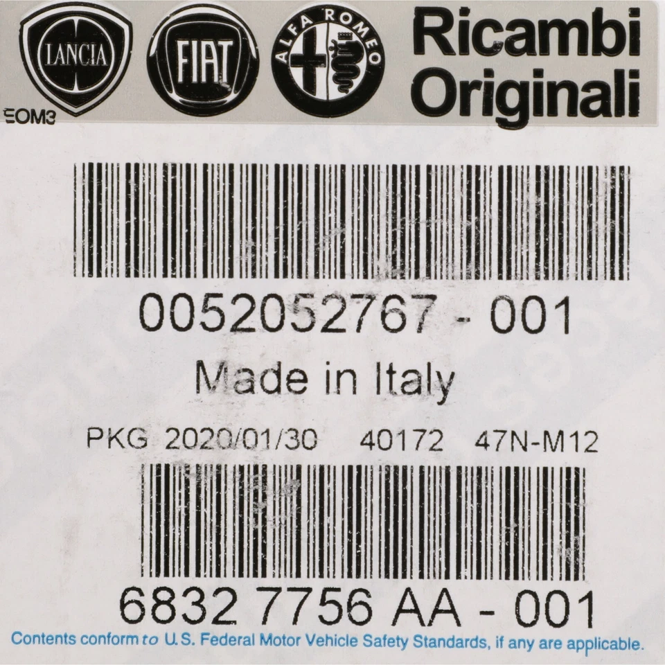 Jeep Renegade 2015-2021 tanque de depósito de recuperación de refrigerante fabricante de equipos originales nuevo Mopar 68327756AA Foto 4 de 4