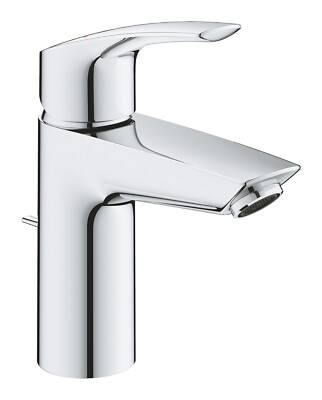GROHE Waschtischbatterie Eurosmart mit Zugstangen-Ablaufgarnitur chrom 33265003