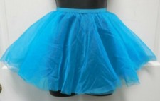 2 Layer Chiffon and Organdy Ballet Skirt Turquoise Medium Child Wolff Fording