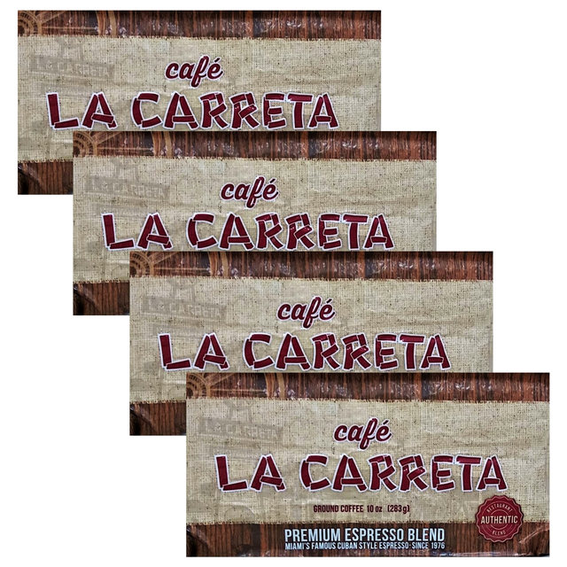 Cafe La Carreta Ground Coffee Premium Expresso Blend (10