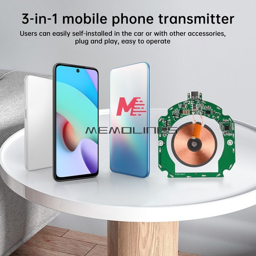 15W Wireless Charging Module 3-in-1 PCBA for Cell Phone Watches Headset Smart - 第 7/26 張圖片