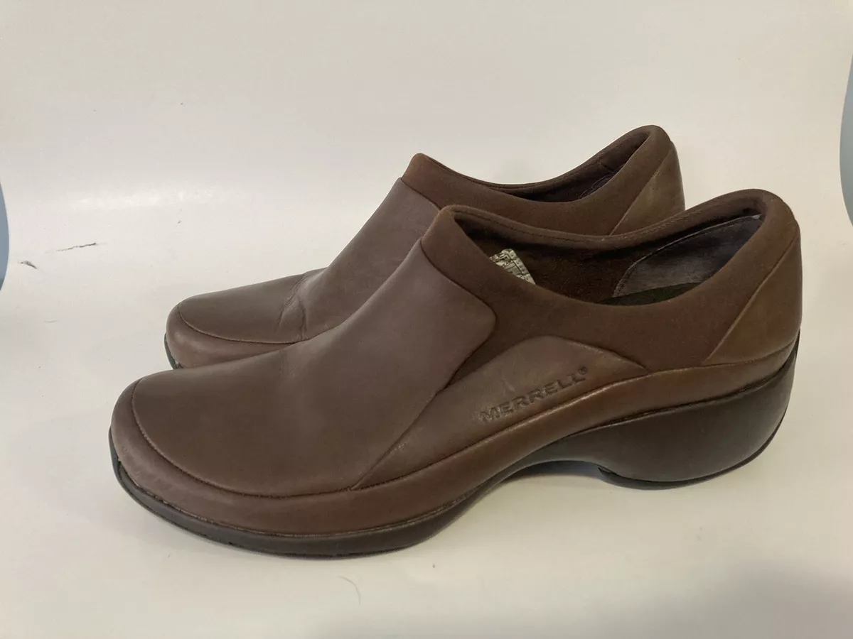 Merrell air cushioned leather comfort best sale shoes