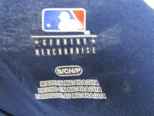 Houston Astros MLB Men's Majestic Blue Distress T-Shirt - Picture 5 of 6