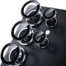 For Samsung Galaxy S25 Ultra S25 edge Tempered Glass Metal Camera Lens Protector