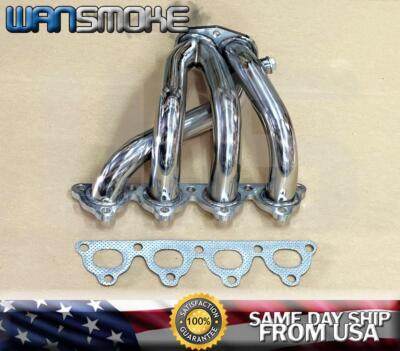 #ad #ad Exhaust Header Manifold 4 2 1 for 88 00 Civic CRX SOHC D SERIES EG EK EF D15 D16 $111.11