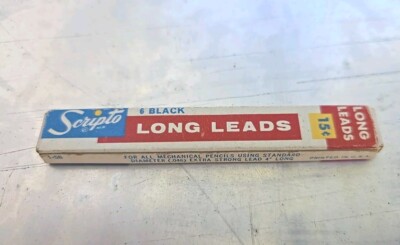 Scripto 6 Black Long Leads - Original Packaging - Leads Included E-430HB