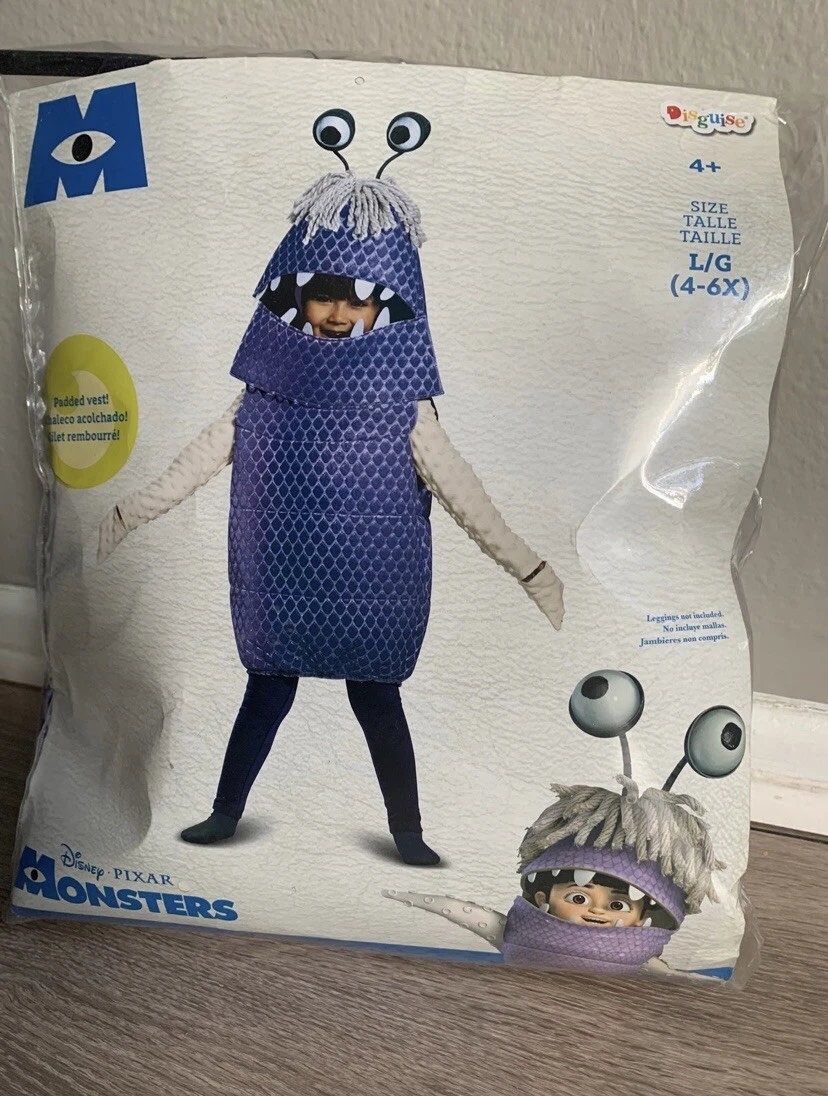 Boo Monsters Inc. Deluxe 4 6X Costume Monster Pixar Disney Child