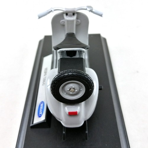 Vespa 125 CC modelo fundido a presión Welly escala 1:18 colección de juguetes hobby #2 - Imagen 10 de 12