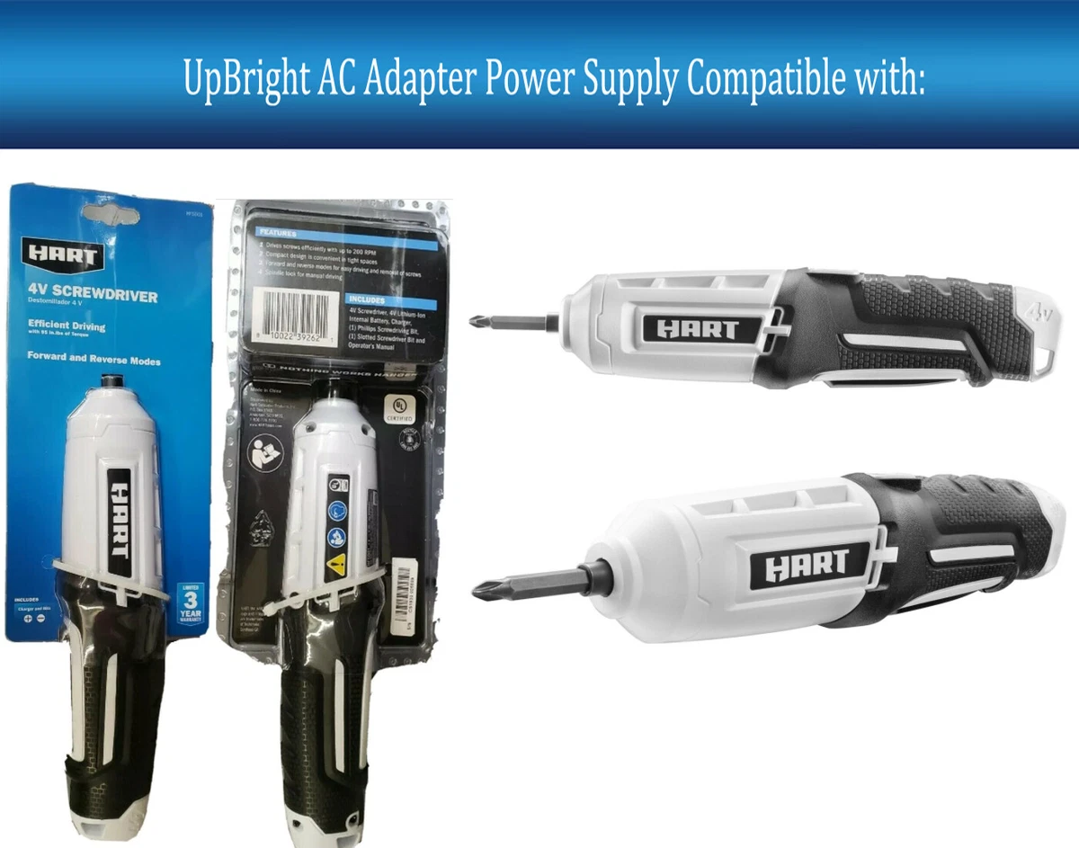 AC DC Adapter For HART TOOLS 4 Volt Screwdriver HFSD01 720217010