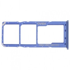 Sim Tray For Samsung Galaxy A21S Micro Sd Card Adapter Replacement Blue