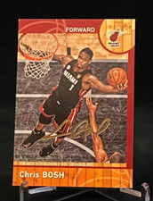 2013-14 Hoops International Foil Golden Signature #31 Chris Bosh Miami Heat