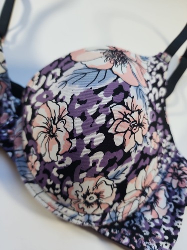 Sujetador Thalia Sodi íntimo estampado floral con aros para mujer talla 34C - Imagen 2 de 6