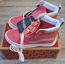 Vans Sk8 Hi Mte, bianco metallizzato/vero, tutte le condizioni atmosferiche, taglia 2 bambini UK.