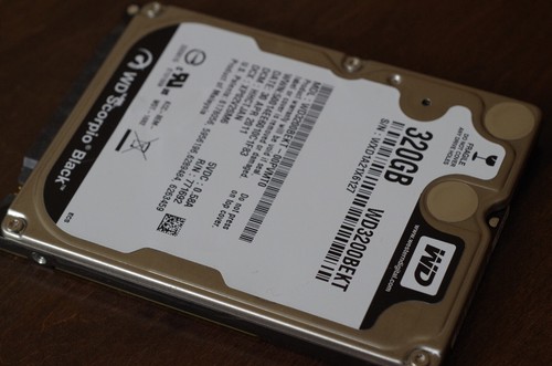 Western Digital Scorpio Black WD3200BEKT Festplatte 2.5" 320GB 7.200 rpm SATA II