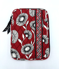 Vera Bradley DECO DAISY Sm Tablet Sleeve eReader Zip Case Book Cover EC 6.5 X 9