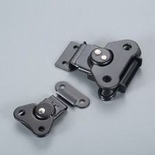 Butterfly Twist Latch  Keeper Toggle Clamp Black Flat Lock Core Buckle Decor HQ