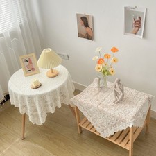 Solid Color Tablecloth Square Tea Table Cloth Dinning Tables Cover  Home Decor