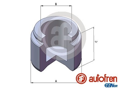 Rear AUTOFREN SEINSA D025828 Piston, brake caliper for VOLVO