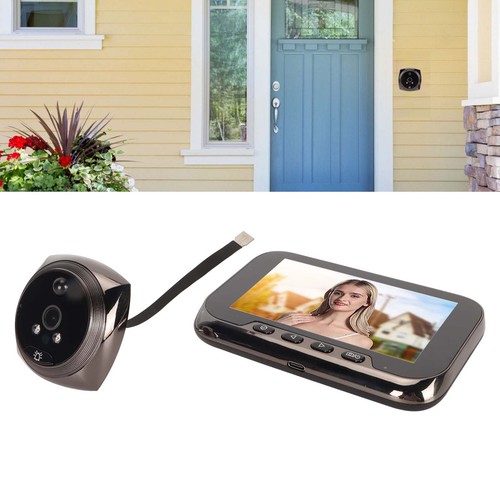 4.5in Smart Peephole Camera 1080P HD Digital Doorbell Video Viewer Mobile De NEW - Afbeelding 6 van 12