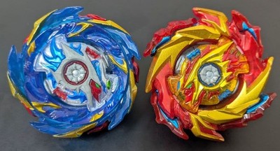 Beyblade Burst Hyperion Burn Xc'+X & Helios Volcano Zn'+Z Set | eBay