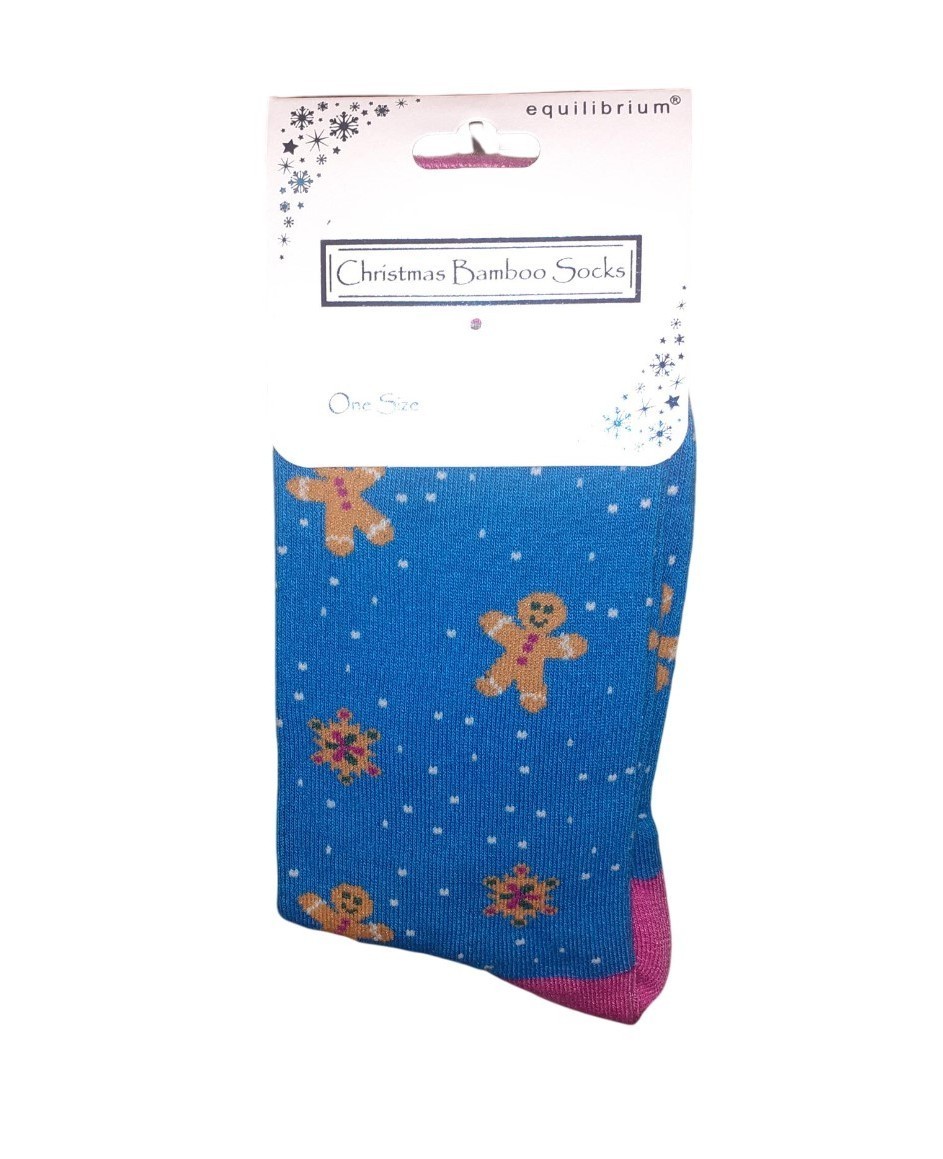 Christmas Cookies Ladies Bamboo One Size Socks, Secret Santa Gifts 354211