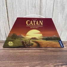 Catan Kompakt German Travel Edition KOSMOS Board Game w/ 2-Player Variant (2-4)