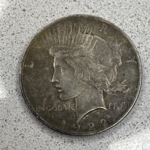 1922 Peace Dollar Silver $1 Coin Circulated Business Strike Uncertified