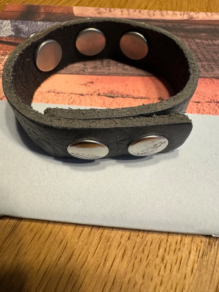 Noosa Amsterdam classic leather armband with 3 chunks - Bild 3 von 4