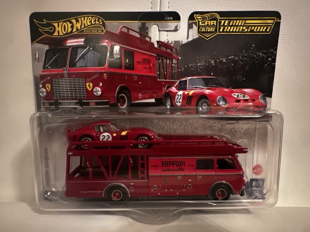 Hot Wheels Team Transport Ferrari 250 GTO & Fiat 642 RN2