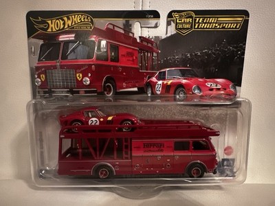 ホットウィール チームトランスポート フェラーリ250GTO＆フィアット2台 Hot Wheels Team Transport Ferrari 250 GTO & Fiat 642 RN2