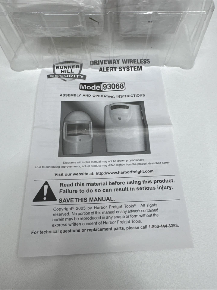 Battery Operated Wireless Driveway Alarm Alert Security System Bunker Hill 93068 - Image 4 of 4