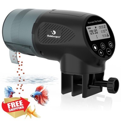 fishkeeper Auto Fish Feeder Aquarium LCD Timer Vacation