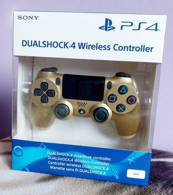 Sony DualShock 4 Wireless PS4 Controller Gold Neu & OVP