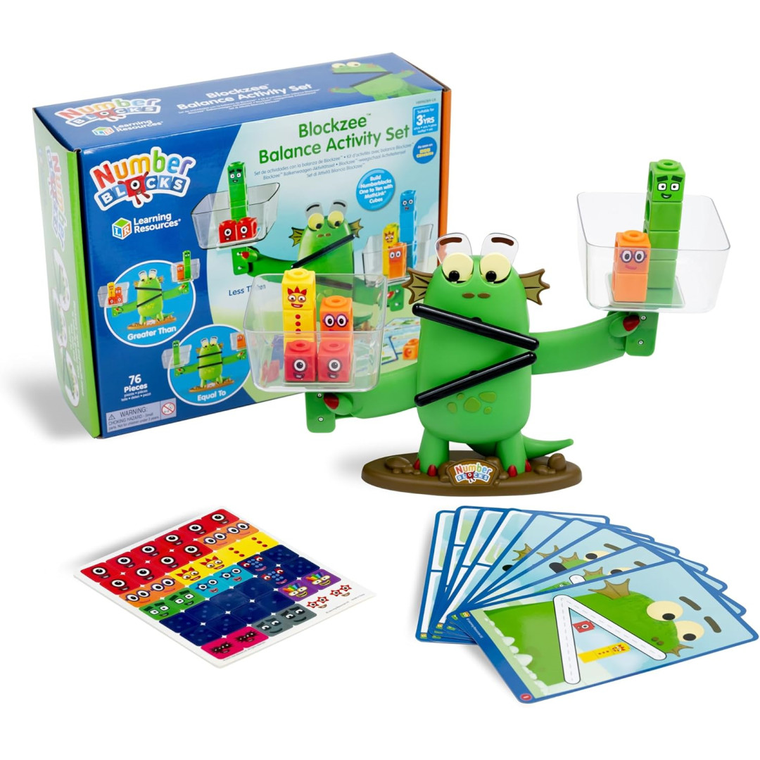 Learning Resources Blockzee Balance Activity Set STEM Toy for Kids