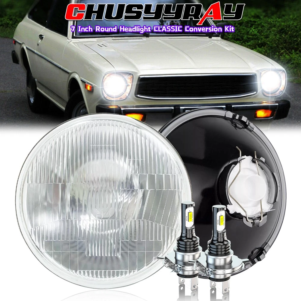 Anillos De Cubo Para Faros Redondos De 7 Pulgadas - Para Toyota Corolla Clásico (KE, TE) Y Datsun Antiguos