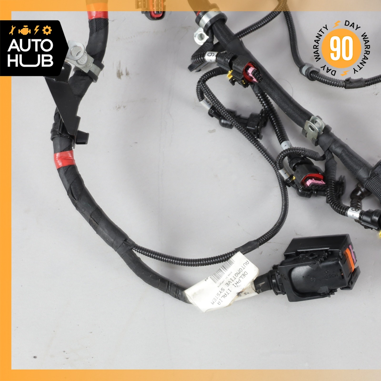 09-19 Maserati GranTurismo M145 4.2L V8 Engine Motor Wiring Wire Harness OEM 23k