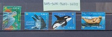 série timbres  france année 2002 oblitérés  n° 3485 3486 3487 3488