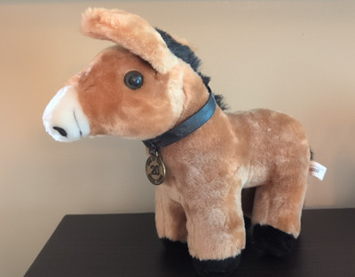 Vintage 1983 Trudy Borax Mule One Of The 20 Mule Team Plush Toy - Rare
