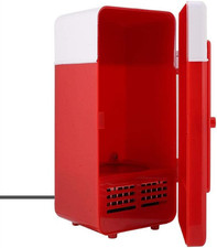 Mini Frigorifero, Mini Frigorifero Con Congelatore 10W PC-USB Mini Frigorifero R