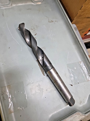 Nachi 1-1/4'' Drill Bit 4 MT Taper Shank Metal Lathe Radial Drill Press HSCO