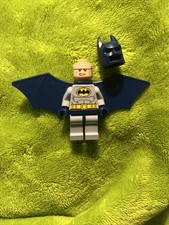 LEGO Super Heroes Batman Minifigure Dark Blue w/ Wings 6858 without Jetpack