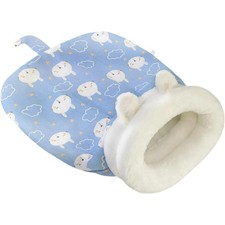Cat Sleeping Bag for Indoor Cats; Semienclosed Soft Plush Large Cat Sack