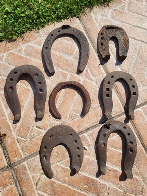  HORSESHOE, DONKEY, MULE: VINTAGE, COLLECTION OF 7, I SELL WHOLE LOT
