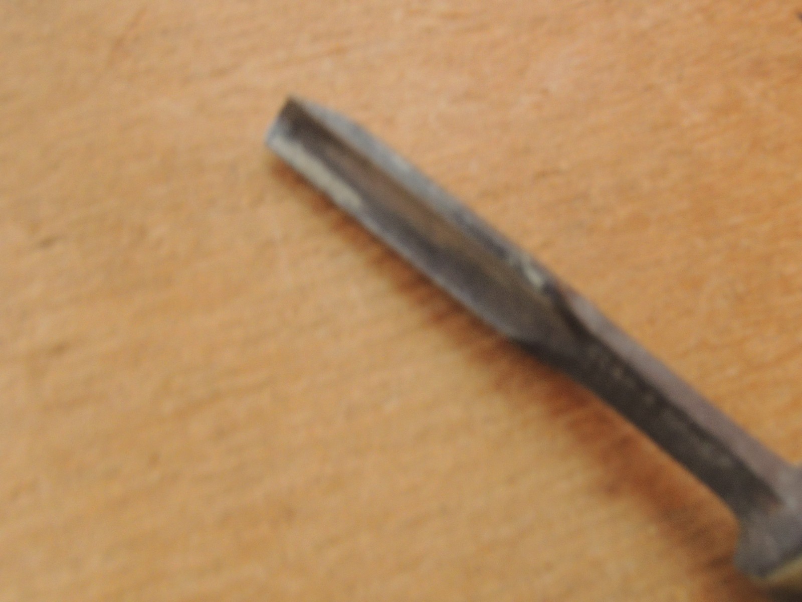 Vintage Wood Carving U-Gouge Chisel Tool Wood Handle